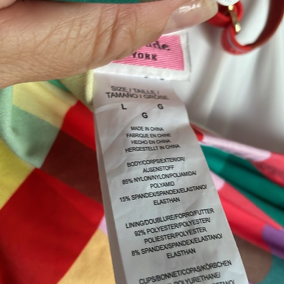 Kate Spade Garden Plaid One Piece - Picture 5 of 5